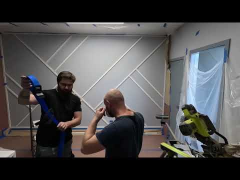 Office Accent Wall Timelapse — Arlington Heights, IL